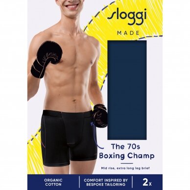 Boksikės Sloggi men Made Short Boxing Champ 2P
