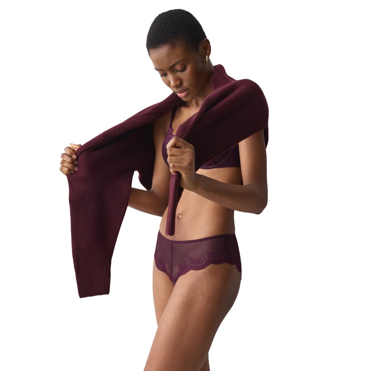 Kelnaitės Triumph Comfort Glam Hipster 7291 4 Kelnaitės Triumph Comfort Glam Hipster 7291 4