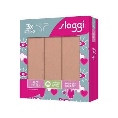 Kelnaitės Sloggi Go Crush String C3P 00ME Kelnaitės Sloggi Go Crush String C3P 00ME