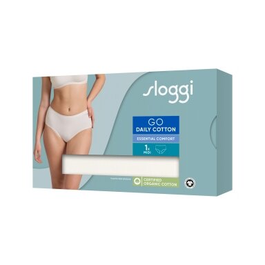 Kelnaitės Sloggi Go Daily Cotton Midi 00GZ Kelnaitės Sloggi Go Daily Cotton Midi 00GZ