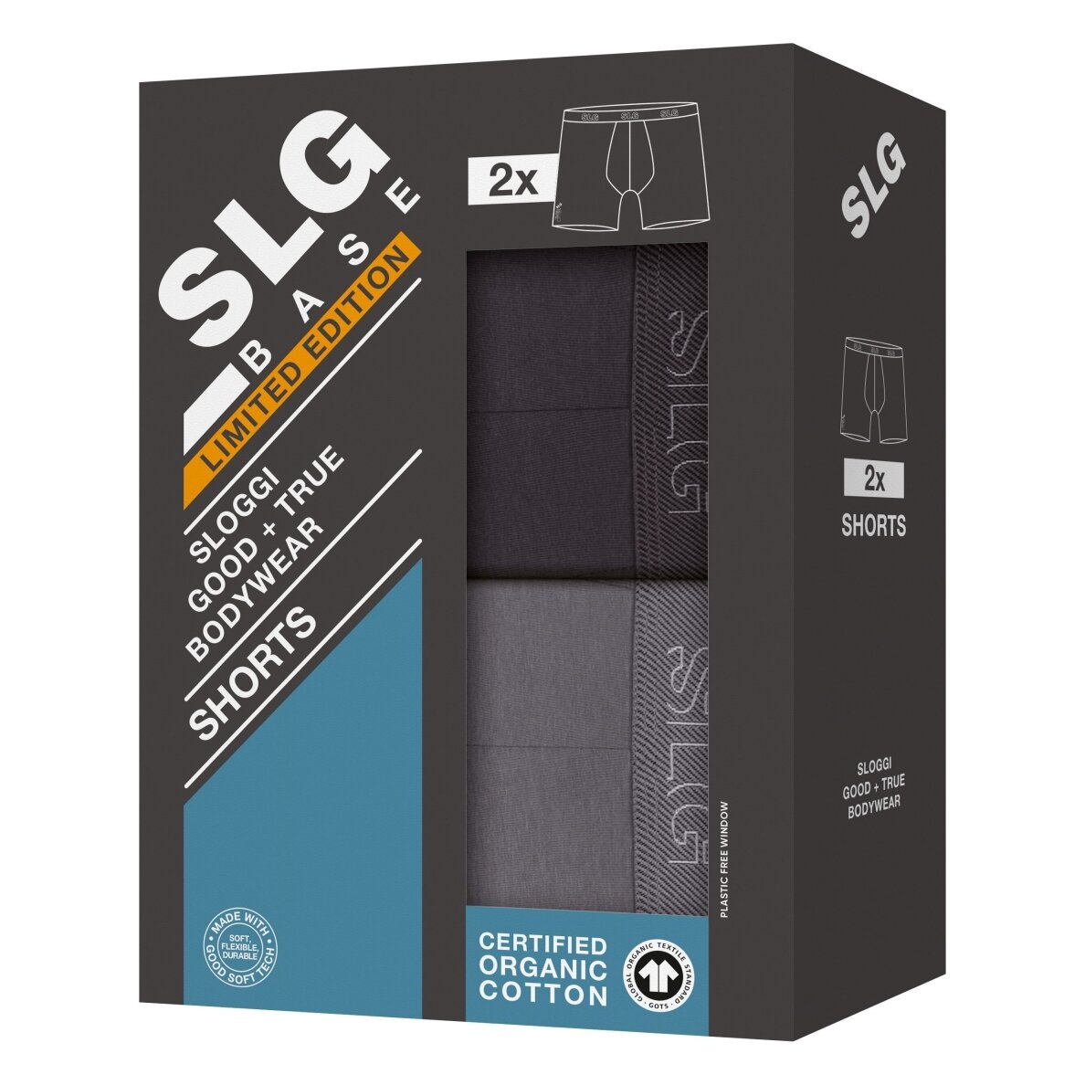 Trumpikės Sloggi SLG Base Short C2P M013 5 Trumpikės Sloggi SLG Base Short C2P M013 5