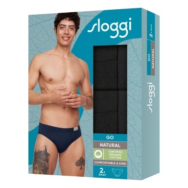Trumpikės Sloggi Men Go Natural Brief C2P 0004 Trumpikės Sloggi Men Go Natural Brief C2P 0004