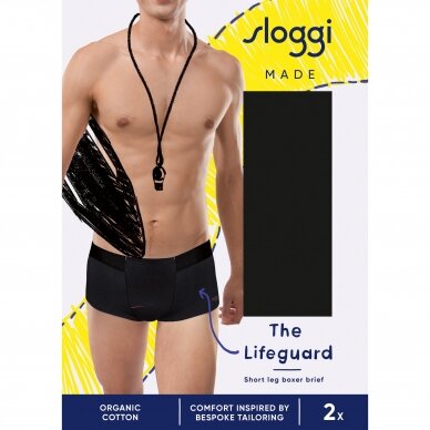 Trumpikės Sloggi men Made Hipster The Lifeguard 2P 2